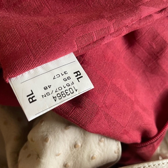 Furla Ostrich 💯 % Leather Hobo Bag - Picture 10 of 11